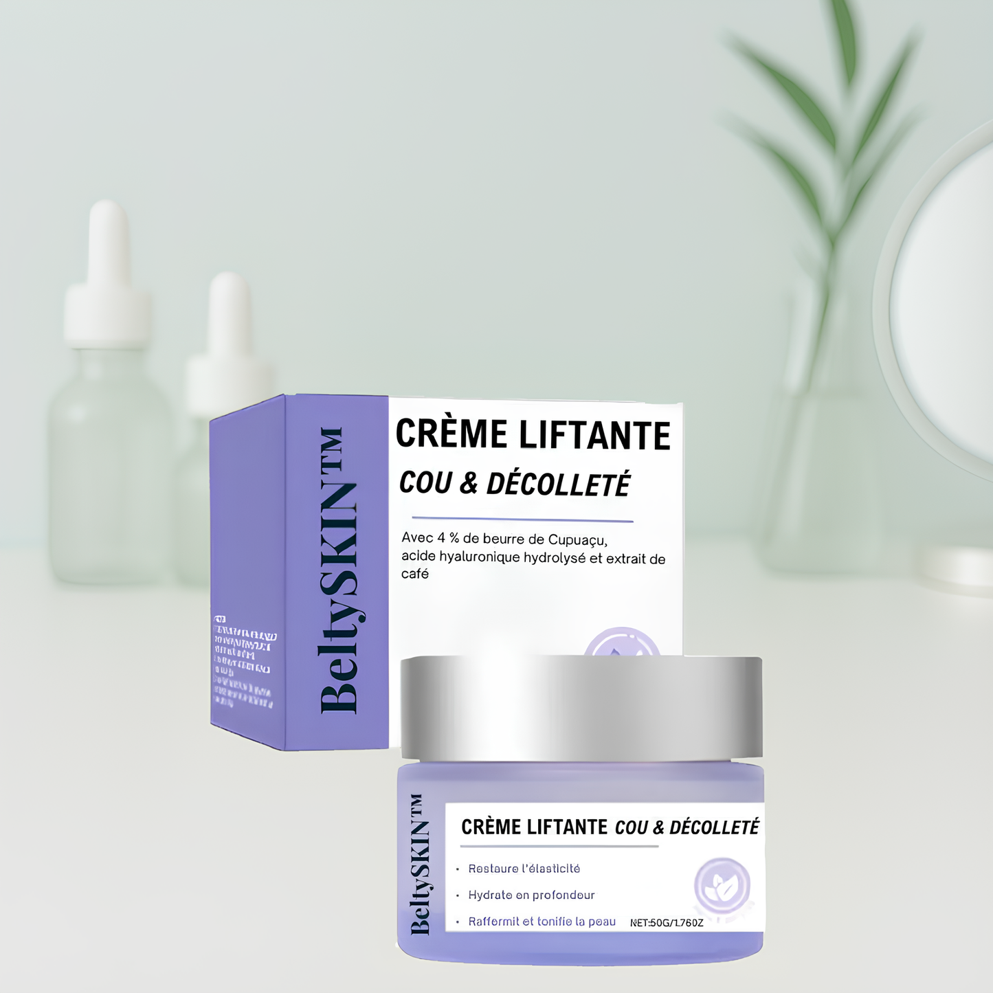 BeltySKIN - Crème Raffermissante Cou & Décolleté