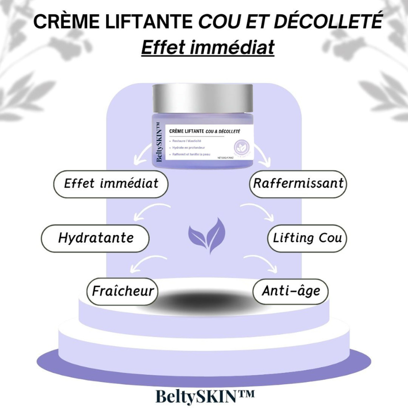 BeltySKIN - Crème Raffermissante Cou & Décolleté