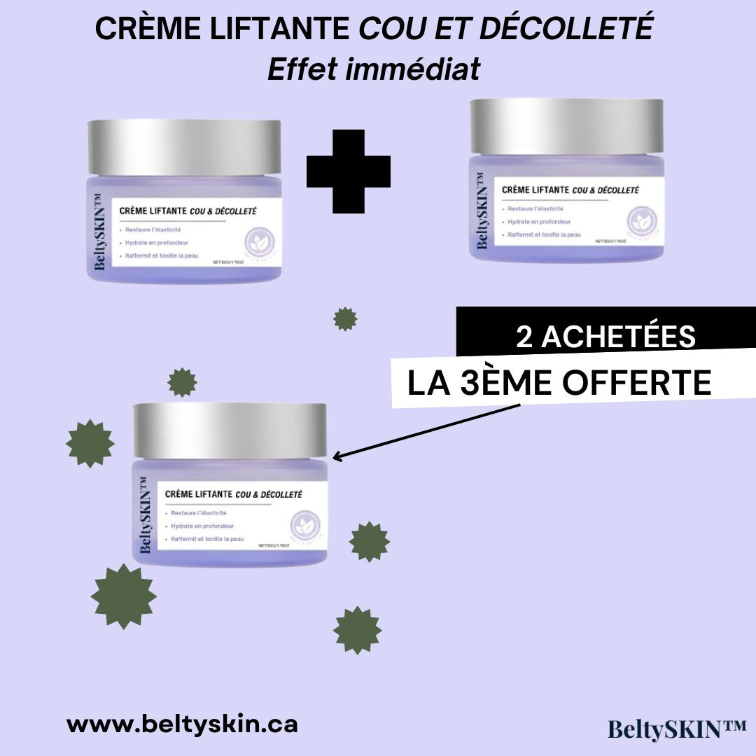 BeltySKIN - Crème Raffermissante Cou & Décolleté