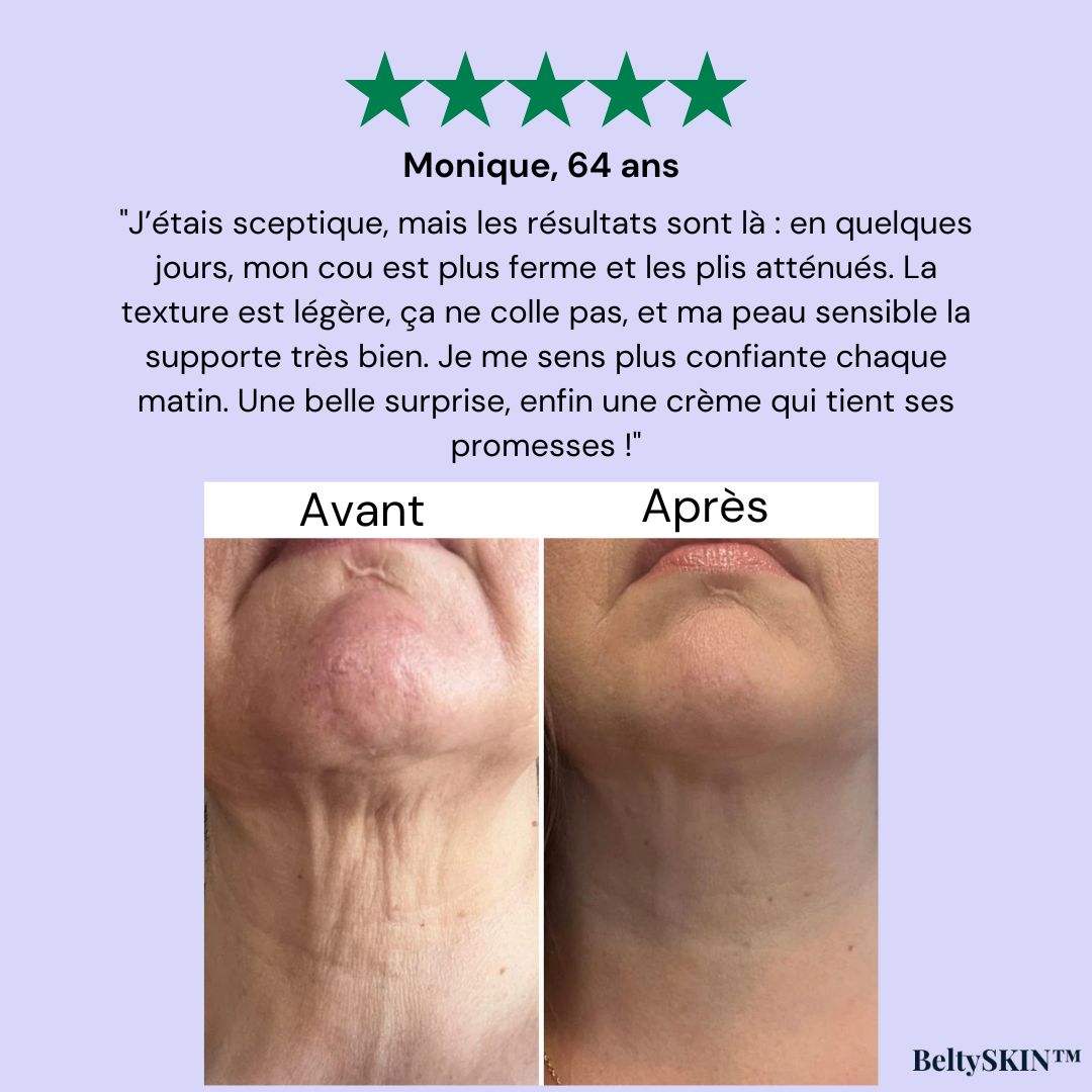 BeltySKIN - Crème Raffermissante Cou & Décolleté