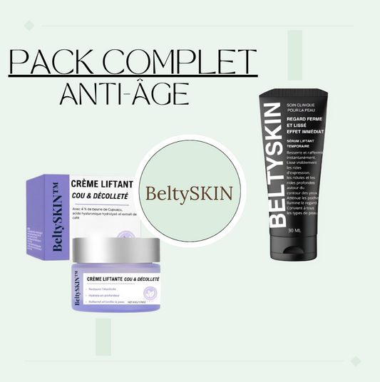 Pack Complet Anti-Âge (Cernes, Visage, Cou)